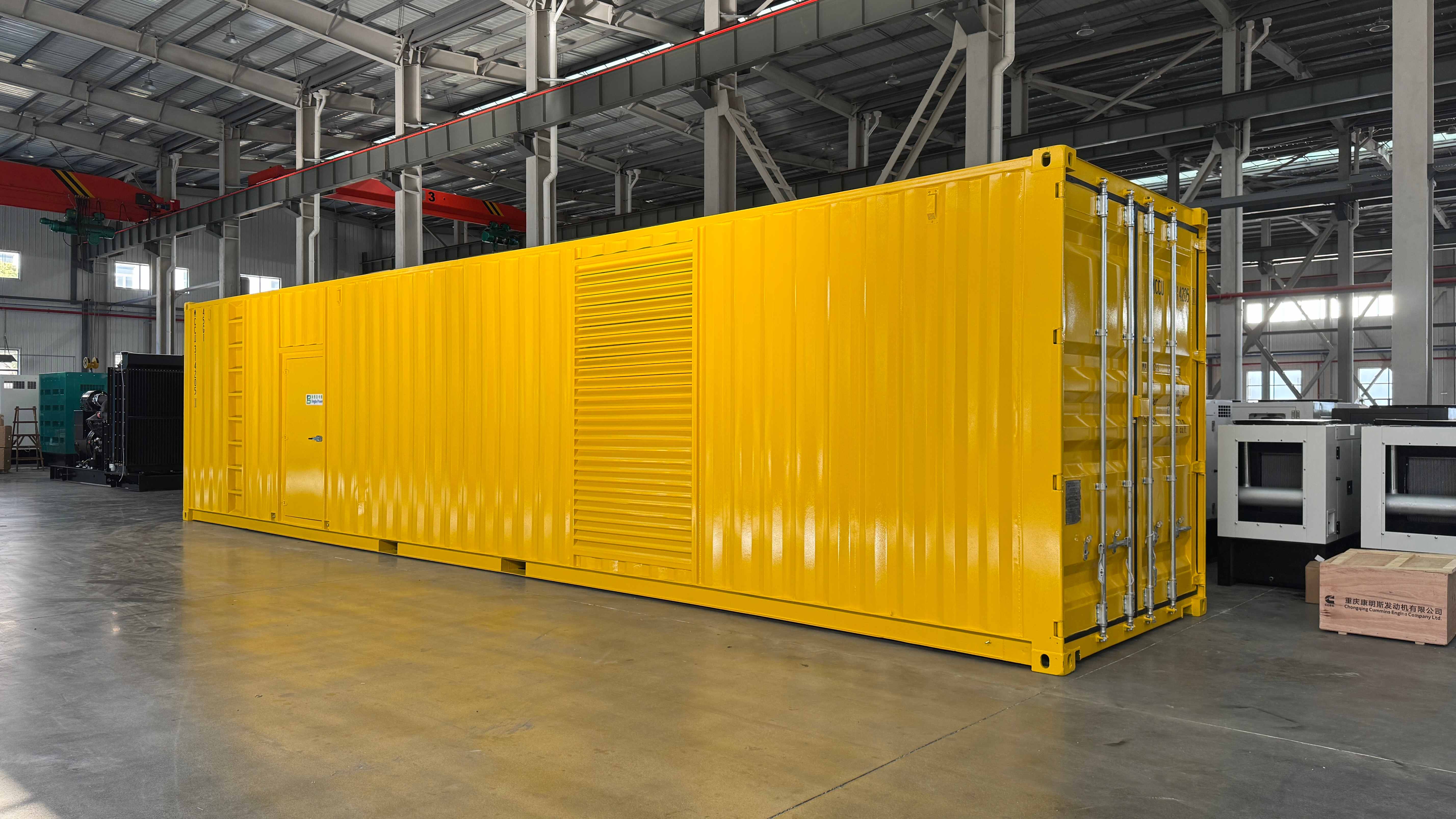 High evaluation containerized generator