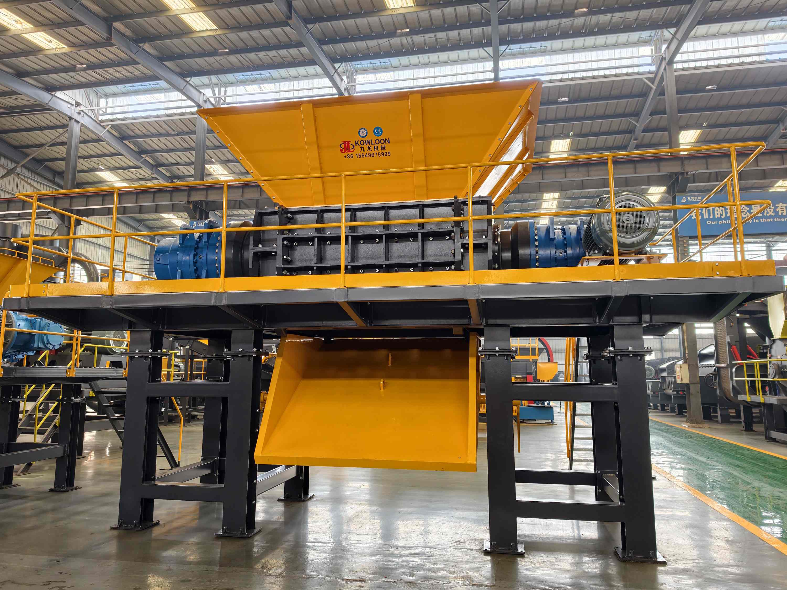 double shaft shredder factory