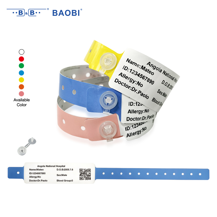 Healthcare Thermal Printable Wristband manufacturer