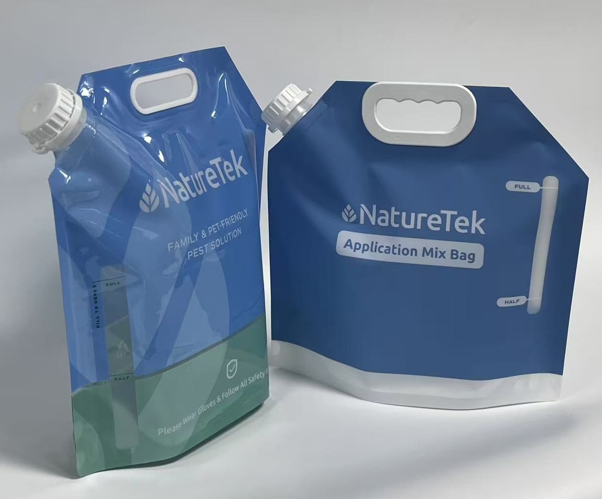 best stand up pouch with handle