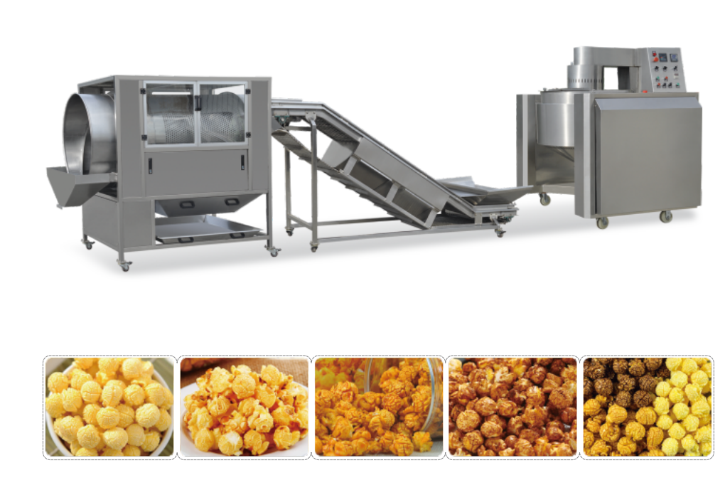 Chinese popcom production line