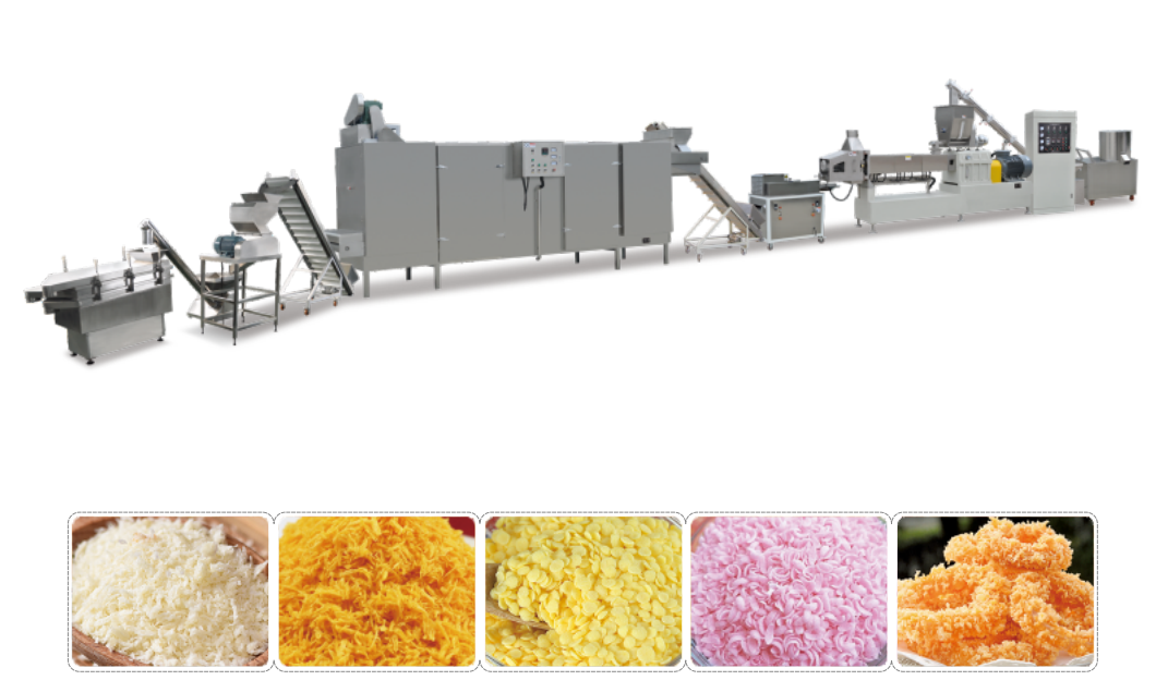 Chinese bread crumb production line