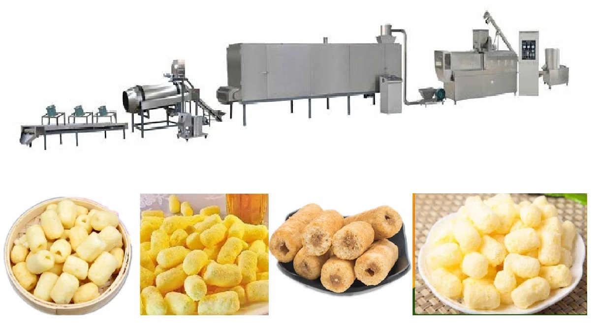 China puff snack food production line
