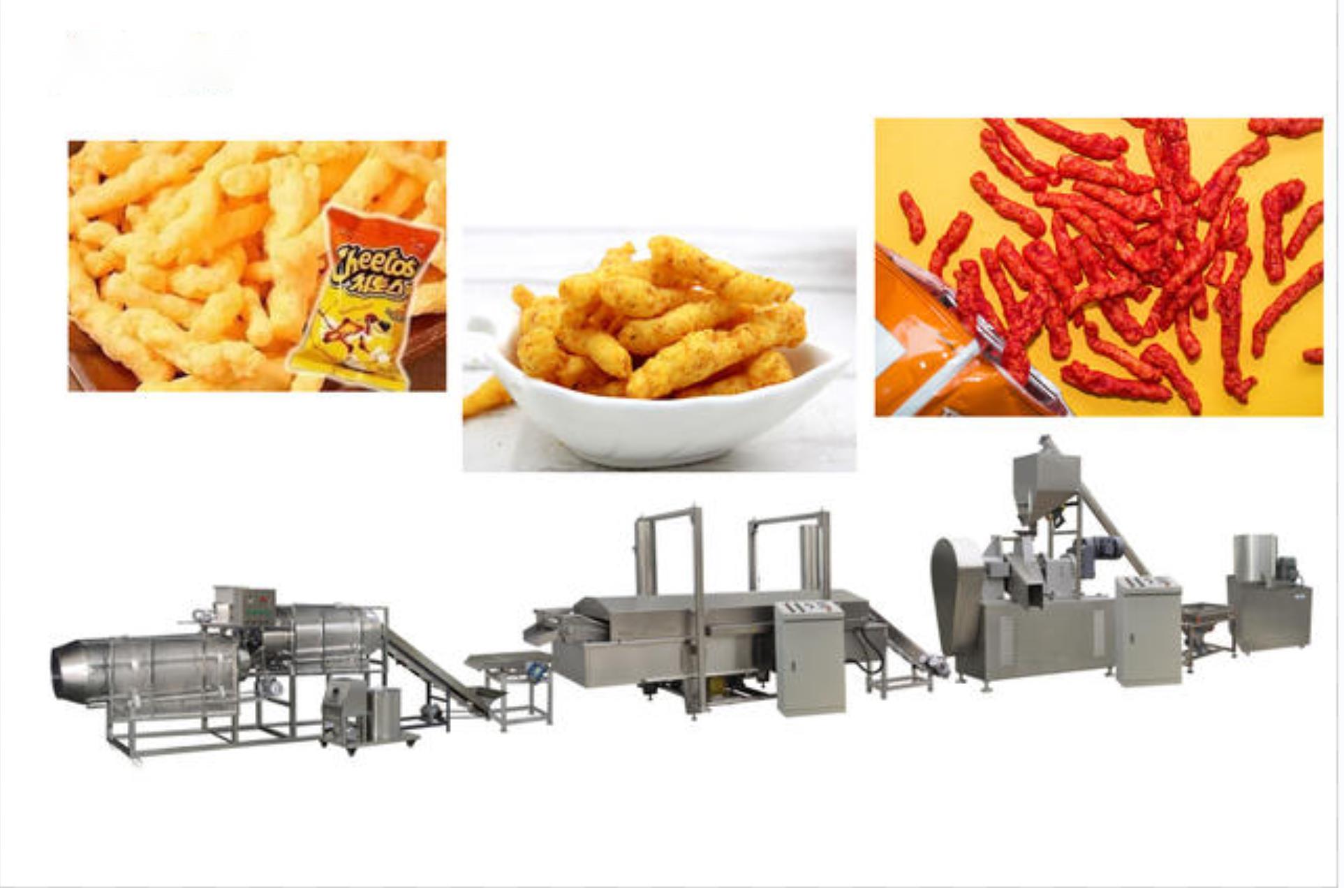 high quality Corn Curls Cheetos Chips Extruder Machine